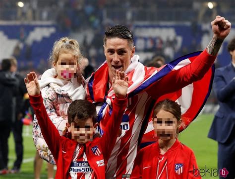 Fernando Torres Celebrando La Tercera Europa League Del Atlético De