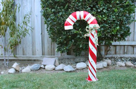 How To Make A Lighted Pvc Candy Cane Decoration Candy Cane