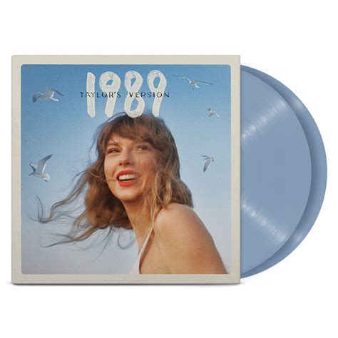 Taylor Swift 1989 Taylors Version Crystal Skies Blue 2lp On Vinyl