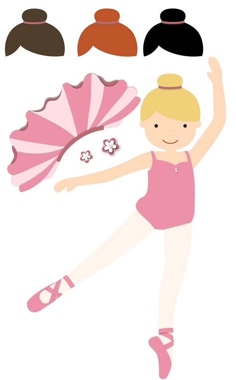 The Cherry On Top Free Ballerina Paper Cut Out Printable