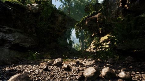 Unreal Engine 4 Overgrown Forest Scene Youtube