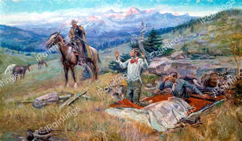 The Call Of The Law Painting By Charles Marion Russell Reproduction IPaintings Com