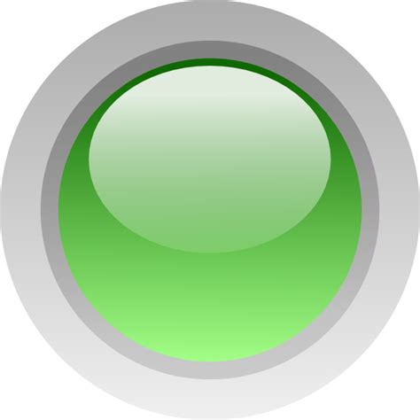 Led Circle Green Clip Art 117556 Free Svg Download 4 Vector