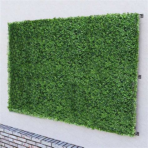 Boxwood Artificial Outdoor Living Wall 48inl X 36inh Artificial