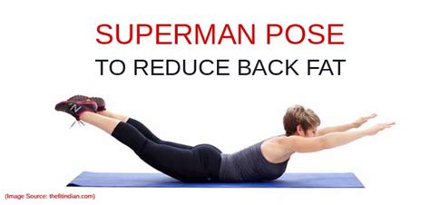 Superman Pose Exercise For Back Fat Health Secrets