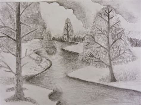 Scenery Drawing Pencil Shading Easy Pencil Drawings Of ... We used server side scripts to convert photo to pencil sketch, because its quite easier to apply set of process while drawing pencil sketch image.