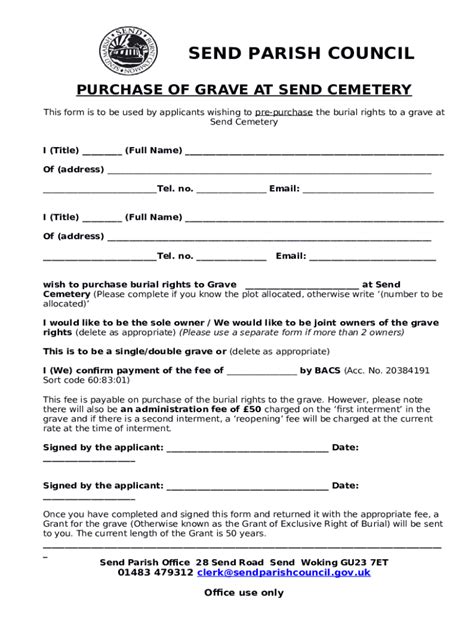 Burial Records Cremation Records Grave Maps Genealogy Doc