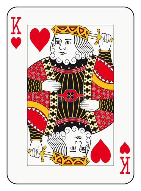 The primary significations of this card are a blonde man, an advocate and a man of note, but its secondary. King of hearts stock vector. Illustration of gambler - 44512253