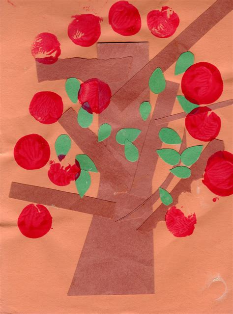 Easy Apple Tree Paper Craft | Preschool Education for Kids