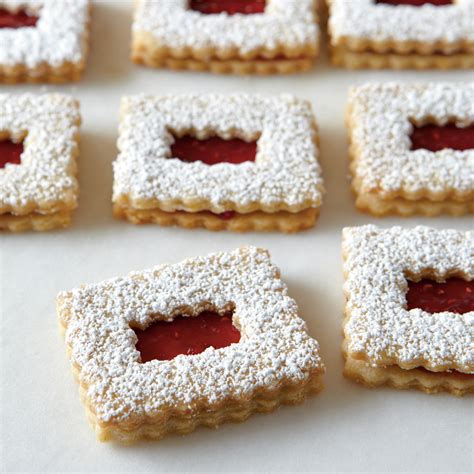 Take this basic thumbprint cookie dough recipe and make these raspberry walnut thumbprint cookies with it! Raspberry Linzer Cookies Recipe | MyRecipes