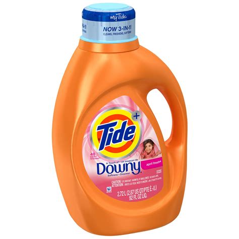 It's like a deodorant for your clothes. Tide Plus a Touch of Downy Liquid April Fresh Scent ...