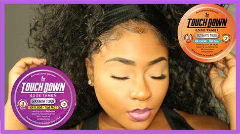 Best Edge Control For 4c Hair 1st Touch Down Edge Control Youtube