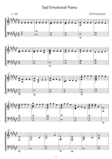 Easy Sad Piano Sheet Music Ubicaciondepersonascdmxgobmx