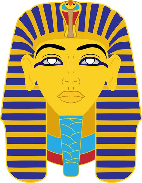 Mask For King Tutankhamun Clipart Ancient Egyption Death Mask Png