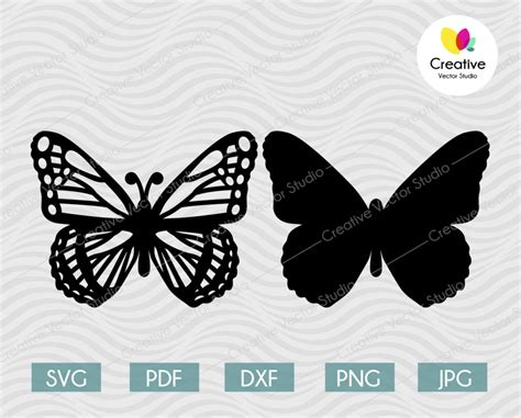 3D Butterfly SVG #1 Cutting Template - Creative Vector Studio