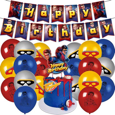 Henry Danger Birthday Decorations Henry Danger Party Supplies Set With