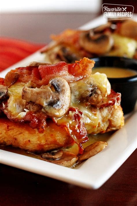 Cheesy alice springs chicken pizza is everything you love about the outback chicken but in easy, delicious french bread pizza form! Alice Springs Chicken {Outback Copycat Recipe} | Favorite ...