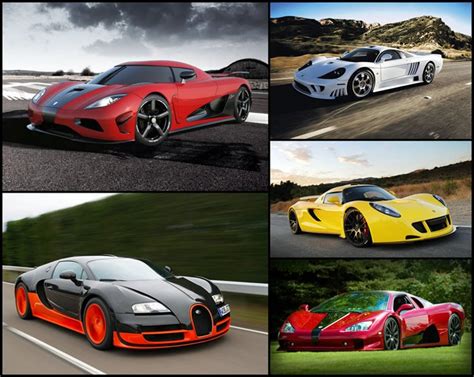 10 Fastest Street Legal Production Cars In The World