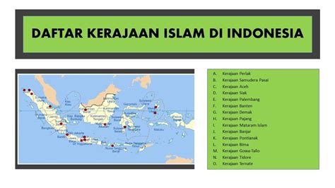 Jenis Kerajaan Di Indonesia Kerajaan Kerajaan Islam Yang Pernah Wujud