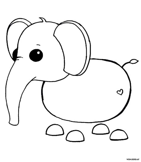 Adopt Me Pets Coloring Pages Coloring Home