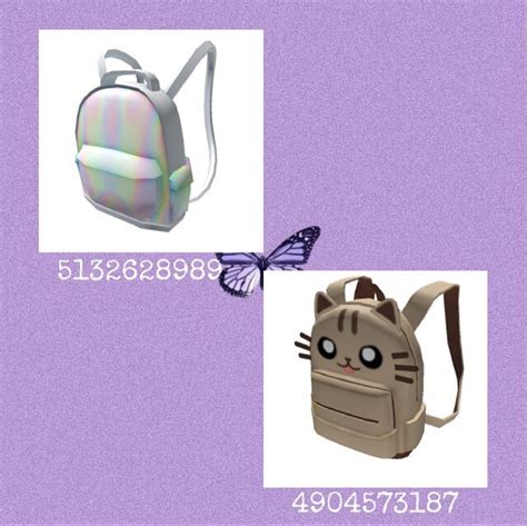 Bloxburg Backpack Id Codes Roblox Backpack Id Page 1 Line 17qq Com