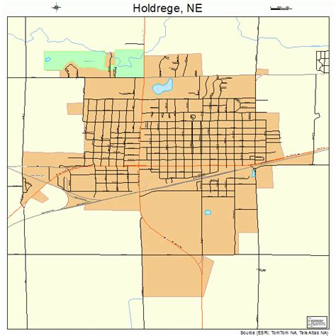 Holdrege Nebraska Street Map 3122640