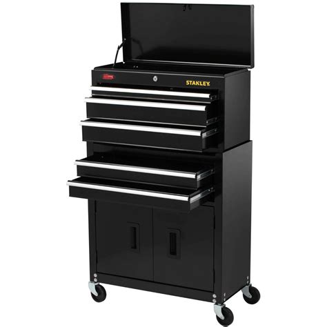 Power cord knockout top chest. Stanley Rolling Tool Chest Box Cabinet Storage Drawer ...