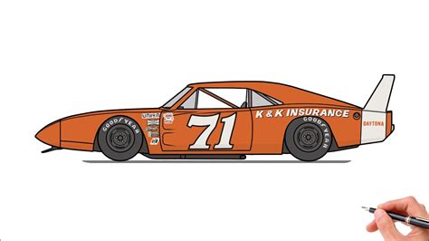 How To Draw A Dodge Charger Daytona Drawing Plymouth Superbird