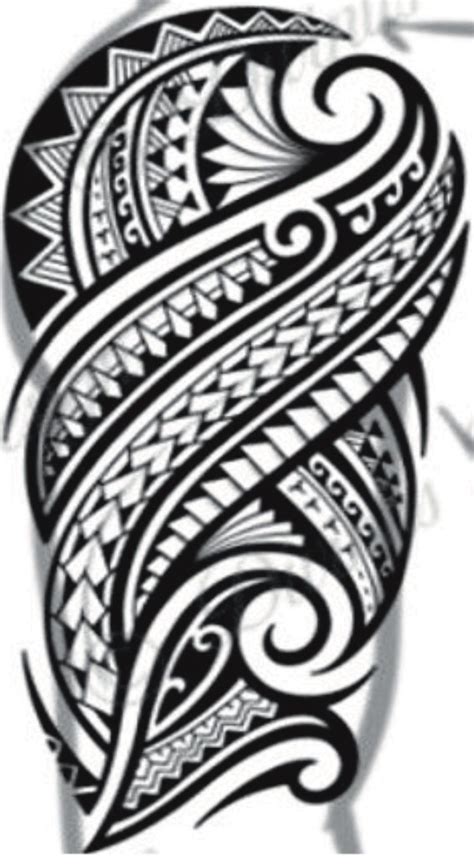 Polynesian Leg Tattoo Maori Tattoo Arm Half Sleeve Tribal Tattoos