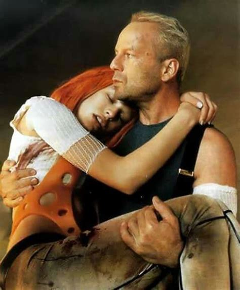 Milla Jovovich And Bruce Willis The Fith Element Fifth Element Milla