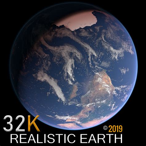 32k Ultra Realistic Earth 3d Model Realistic Earth Earth 3d