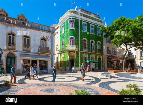 Centre Ville De Lagos Algarve Portugal Europe Photo Stock Alamy