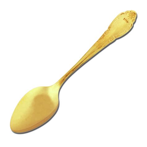 14K Solid Gold Spoon