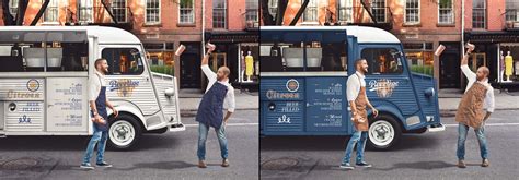 Download Free Food Truck Mockup (PSD)