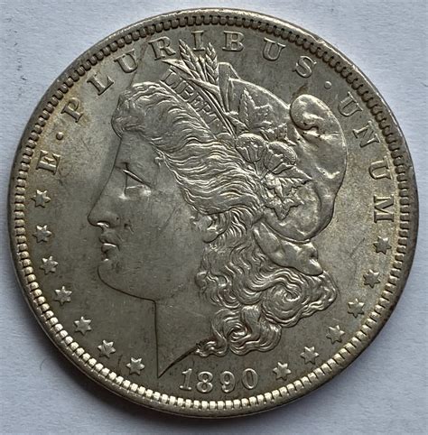 1890 United States Of America Silver Morgan One Dollar M J Hughes Coins