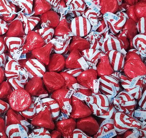 hershey s kisses assortment candy dark chocolate red and kisses milk chocolate white red stripe
