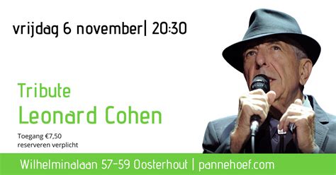 Tribute Leonard Cohen Pannehoef