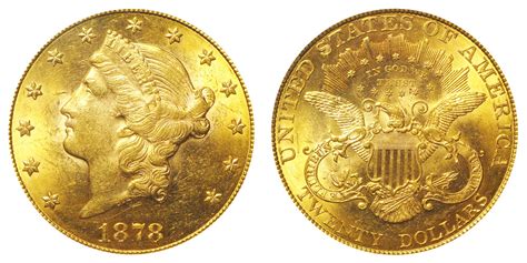 See full list on coinstudy.com 1878 Coronet Head Gold $20 Double Eagle Liberty Head ...