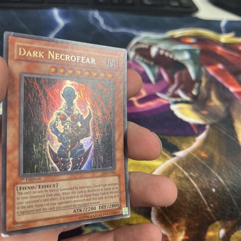 Yugioh Singles Dark Necrofear Ultra Rare Lon 065 1st Edition Ebay