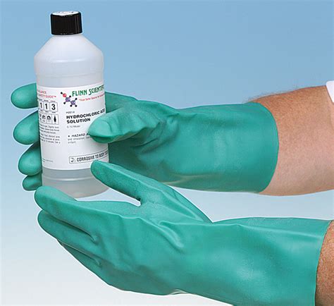 Ppe Nitrile Acid Resistant Gloves For Lab Safety