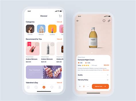 Product Details Beauty Mobile Ui Concept Uplabs