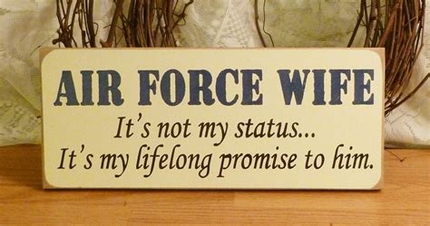 Oberg, an air force veteran, and military spouse, estimates 3,600 service members and military families received a meal. Air Force Wife Painted Wood Sign by 2ChicksAndABasket on Etsy, $10.95 | Airforce wife, Air force ...