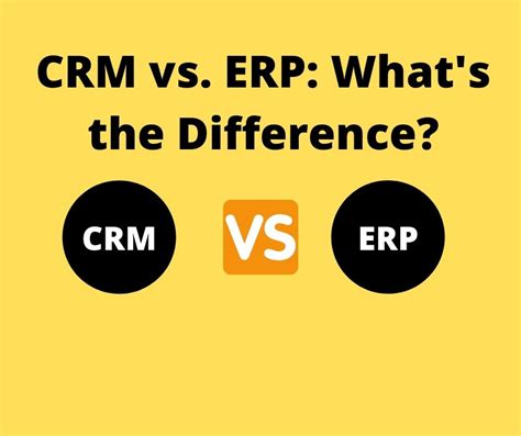 ERP Vs CRM Key Differences Explained Autus CyberTech
