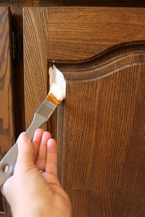 I wanted to refinish wood cabinets in my kitchen, but didn't want to live without a kitchen for weeks while i was waiting for the process to be completed. How to Paint Kitchen Cabinets without Sanding in 2020 ...