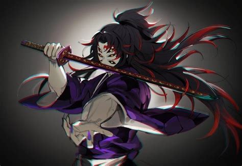 Demon Slayer Kokushibou Fanart Демоны Блич Аниме