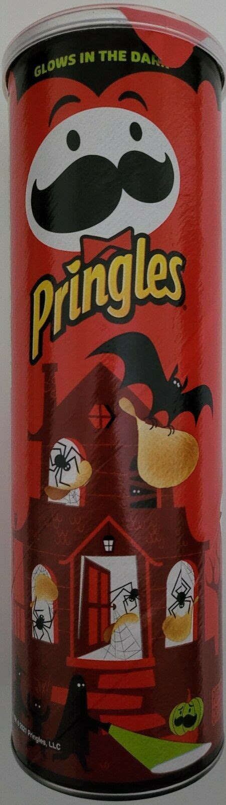 New Halloween Glow In The Dark Pringles Original Flavor Potato Chips 52 Oz