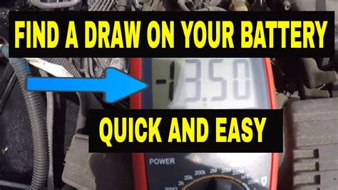 You can do the test on the positive cable, but it's much easier and safer using the negative side. How to preform a parasitic draw on your car battery - YouTube