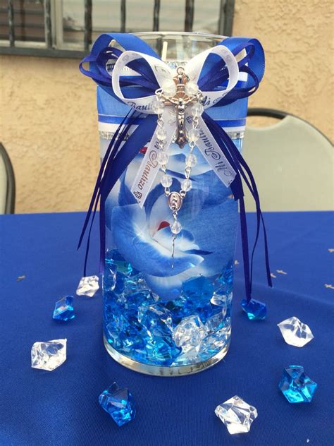 Boy Baptism Center Piece First Communion Party Baptism Party Baptism