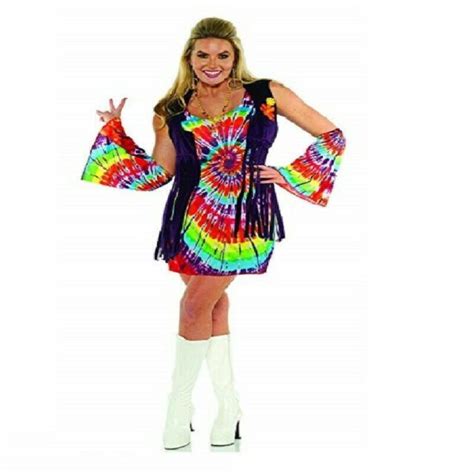 Revolution Hippie Tie Dye 1960s 1970s Costume 3 Sizes Ebay