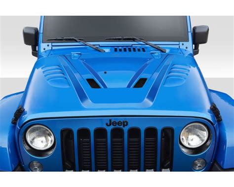 2007 2018 Jeep Wrangler Duraflex Abr Hood 1 Piece